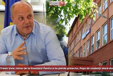 Liceul Traian Vuia, retras de la finanțare! Pentru a nu pierde proiectul, Popa dă studenții afară din cămin: „Nu știu unde vor sta”