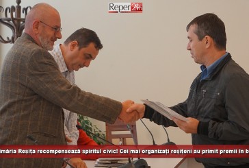 Primăria Reșița recompensează spiritul civic! Cei mai organizați reșițeni au primit premii în bani