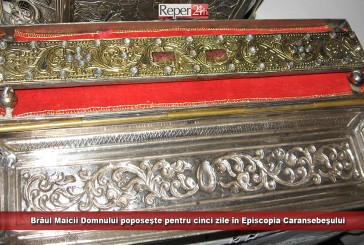 Brâul Maicii Domnului poposeşte pentru cinci zile în Episcopia Caransebeşului