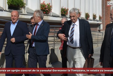 Primarul Popa vrea sprijin concret de la consulul Germaniei la Timișoara, în relația cu investitorii!