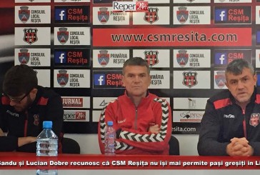 Roco Sandu și Lucian Dobre recunosc că CSM Reșița nu își mai permite pași greșiți în Liga III!