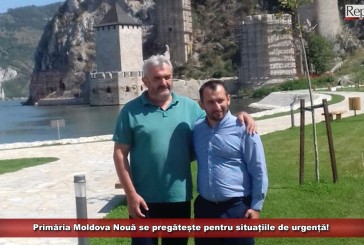 Primăria Moldova Nouă se pregătește pentru situațiile de urgență! În cadrul unui proiect transfrontalier, derulat cu vecinii din Golubac!