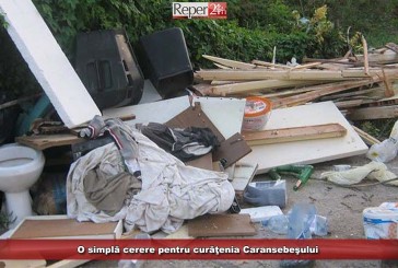 O simplă cerere pentru curăţenia Caransebeşului