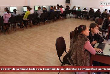 75 de elevi de la Romul Ladea vor beneficia de un laborator de informatică performant
