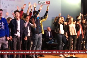 Reșița redă pulsul învățământului profesional în România! 121 de elevi s-au înscris la primul an de Școală Duală din Caraș