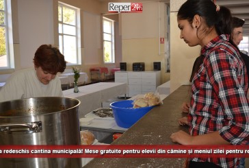Popa a redeschis cantina municipală! Mese gratuite pentru elevii din cămine și meniul zilei pentru toți reșițenii