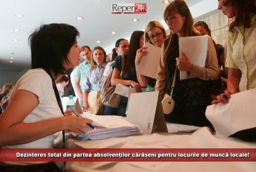 Dezinteres total din partea absolvenților cărășeni pentru locurile de muncă locale! 81 de posturi, doar 33 de tineri interesați