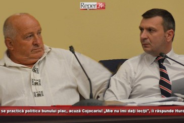 În Consiliul Județean se practică politica bunului plac, acuză Cojocariu! „Mie nu îmi daţi lecţii”, răspunde Hurduzeu!