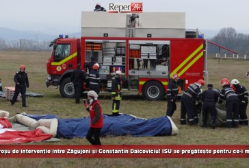 Plan roșu de intervenție între Zăgujeni și Constantin Daicoviciu! ISU se pregătește pentru ce-i mai rău