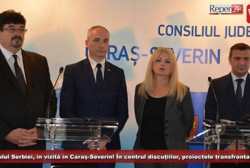 Consulul Serbiei, în vizită oficială în județul Caraș-Severin! În centrul discuțiilor, proiectele transfrontaliere!