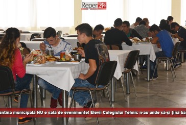 Cantina municipală NU e sală de evenimente – fără excepții! Elevii Colegiului Tehnic n-au unde să-și țină balul