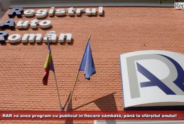 RAR va avea program cu publicul în fiecare sâmbătă, până la sfârșitul anului!