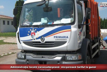 Administraţia locală caransebeşeană micşorează tariful la gunoi