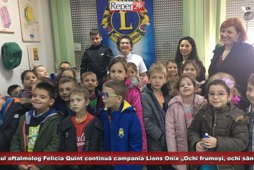 Medicul oftalmolog Felicia Quint continuă campania Lions Onix „Ochi frumoși, ochi sănătoși“!