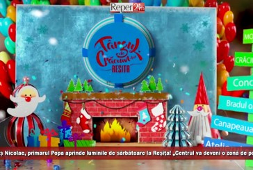 De Moș Nicolae, primarul Popa aprinde luminile de sărbătoare la Reșița! „Centrul Civic va deveni o zonă de poveste”