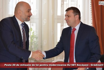 Peste 20 de milioane de lei pentru modernizarea DJ 581 Secășeni – Grădinari! Contractul a fost semnat astăzi!