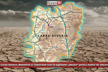 Caraș-Severin, Mehedinţi și Teleorman sunt la egalitate! „Deșert” pentru mediul de afaceri
