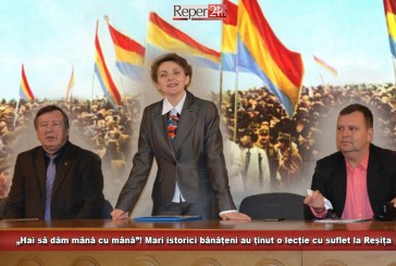 „Hai să dăm mână cu mână”! Mari istorici bănățeni au ținut o lecție cu suflet la Reșița