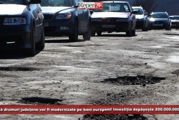 Două drumuri județene vor fi modernizate pe bani europeni! Investiția depășește 200.000.000 lei!