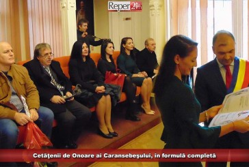 Cetăţenii de Onoare ai Caransebeşului, în formulă completă