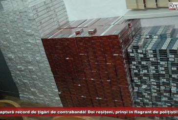 Captură record de țigări de contrabandă! Doi reșițeni, prinși în flagrant de polițiști!