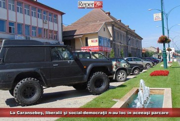 La Caransebeş, liberalii şi social-democraţii n-au loc în aceeaşi parcare