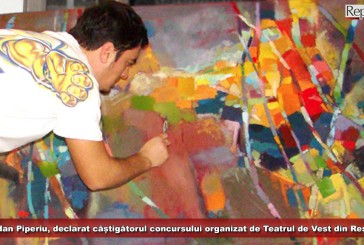 Artistul Bogdan Piperiu, declarat câștigătorul concursului organizat de Teatrul de Vest din Reșița!