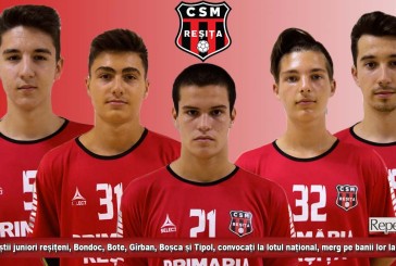 Update: Handbaliștii reșițeni, convocați la lotul național, vor beneficia de transport din partea CSM Reșița!