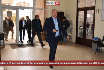 Zi decisivă pentru Reșița! Cel mai mare producător de armament al Europei se află în oraș, în tratative cu primarul Popa