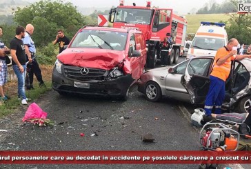 Numărul persoanelor care și-au pierdut viața în accidente pe șoselele din Caraș-Severin a crescut cu 20%!