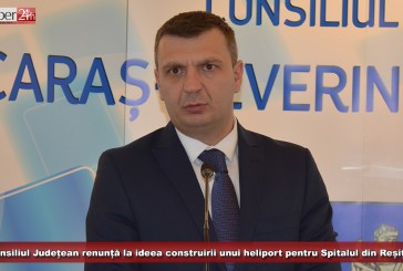 Consiliul Județean renunță la ideea construirii unui heliport pentru Spitalul de Urgență din Reșița!