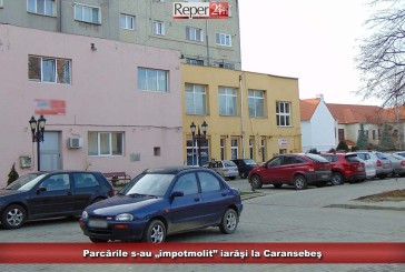 Parcările s-au „împotmolit” iarăşi la Caransebeş