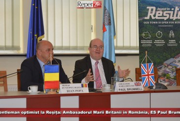 Un gentleman optimist la Reșița: Ambasadorul Marii Britanii în România, ES Paul Brummell!