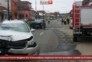 Consilierul local Florin Bogdea din Caransebeș, implicat într-un accident soldat cu 4 victime!