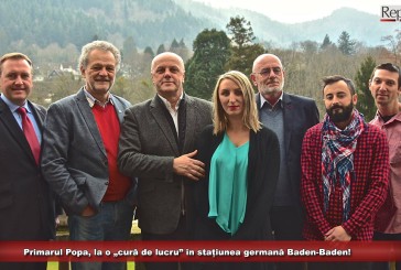 Primarul Popa, la o „cură de lucru” în stațiunea Baden-Baden! La invitația unui reșițean stabilit în Germania!