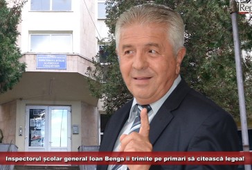 Inspectorul școlar general Ioan Benga îi trimite pe primari să citească legea!