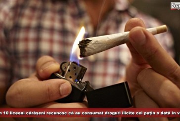 1 din 10 liceeni din Caraș-Severin recunosc că au consumat droguri ilicite cel puțin o dată în viață!