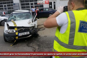6 persoane au ajuns la spital, după un accident petrecut în Caransebeș!