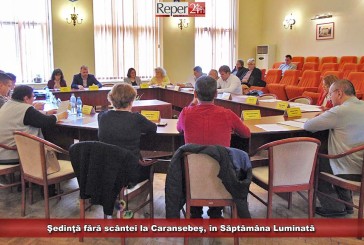 Şedinţă fără scântei la Caransebeş, în Săptămâna Luminată