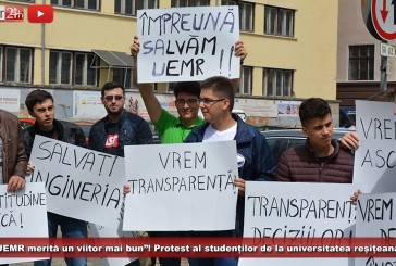 „UEMR merită un viitor mai bun”! Studenții, nemulțumiți de revocarea decanului Ianici și refuzul fuziunii cu UPT!