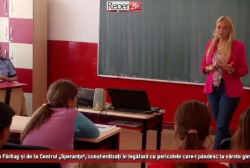 Elevii din Fârliug și de la Centrul „Speranța“, conștientizați în legătură cu pericolele care-i pândesc la vârsta gimnaziului!