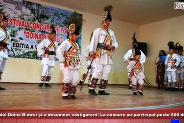Festivalul de folclor „Doina Bistrei” și-a desemnat câștigătorii! La eveniment au participat peste 500 de copii și tineri!