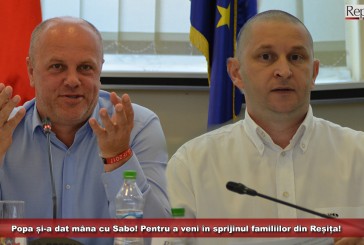 Popa și-a dat mâna cu Sabo! Pentru a veni în sprijinul familiilor din Reșița!