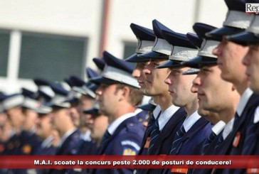 M.A.I. scoate la concurs peste 2.000 de posturi de conducere!