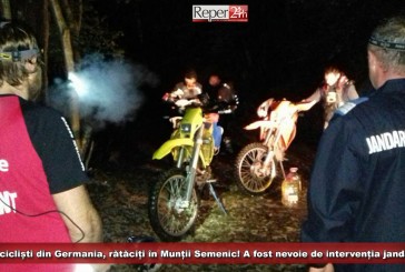 5 motocicliști din Germania, veniți să practice enduro în Caraș-Severin, s-au rătăcit în Munții Semenic!