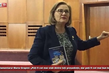 Europarlamentarul Maria Grapini: „Poți fi cel mai slab dintre toți președinții, dar poți fi cel mai bun bucătar!“