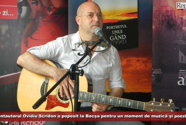 Cantautorul bucureștean Ovidiu Scridon a poposit la Bocșa pentru un moment de muzică și poezie!