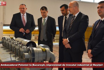Ambasadorul Poloniei la Bucureşti, impresionat de trecutul industrial al Reșiței! „Este cu siguranță un magnet pentru firmele poloneze”!