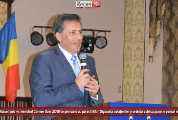 Senatorul Marcel Vela vs. ministrul Carmen Dan: „8000 de persoane au părăsit MAI ! Siguranța cetățenilor și ordinea publică, puse în pericol în România!“