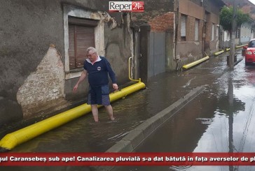 Municipiul Caransebeș a devenit o mică Veneție, în această după-amiază!